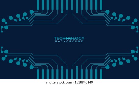 Abstract futuristic digital technology background. Circuit board design background. Vector illustration eps 10.