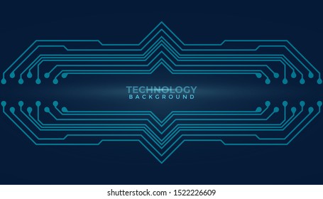 Abstract futuristic digital technology background. Circuit board design background. Vector illustration eps 10.