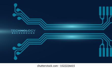 Abstract futuristic digital technology background. Circuit board design background. Vector illustration eps 10.