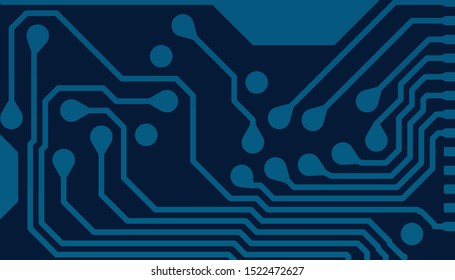 Abstract futuristic digital technology background. Circuit board design background. Vector illustration eps 10.