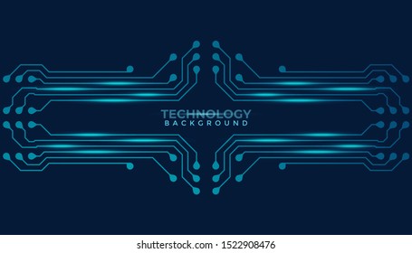 Abstract futuristic digital technology background. Circuit board design background. Vector illustration eps 10.
