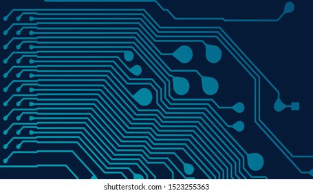 Abstract futuristic digital technology background. Circuit board design background. Vector illustration eps 10.