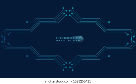 Abstract futuristic digital technology background. Circuit board design background. Vector illustration eps 10.
