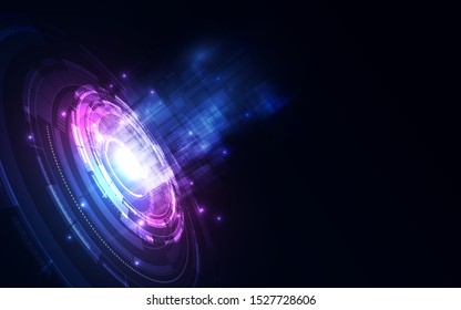 Abstract futuristic digital technology background. 