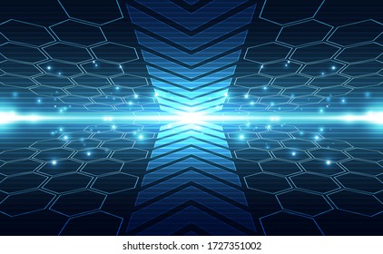Abstract futuristic digital technology background. Illustration Vector