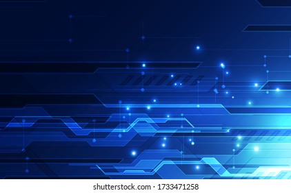 Abstract futuristic digital technology background. Illustration Vector