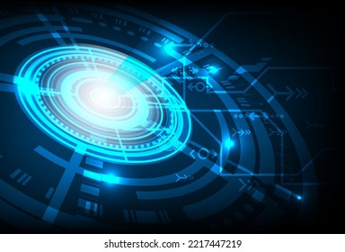 Abstract futuristic digital technology background, Cyber Technology background