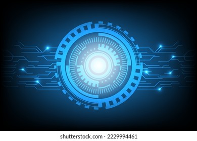 Abstract futuristic digital technology background, Cyber Technology background	
