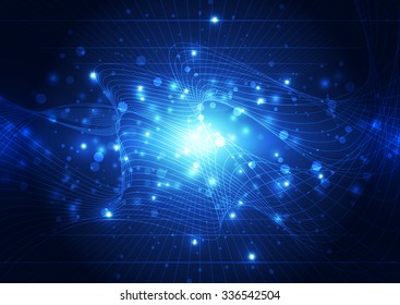 Resumen de la tecnología digital futurista. Vector de ilustración