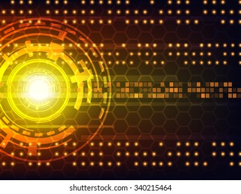 Abstract futuristic digital technology background
