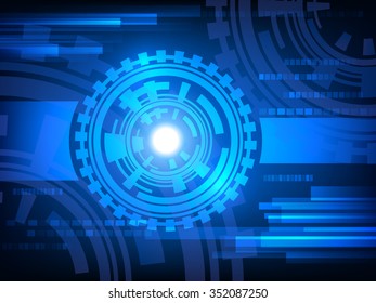 Abstract futuristic digital technology background. Vector illustration