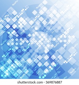 Abstract futuristic digital technology background. Illustration Vector