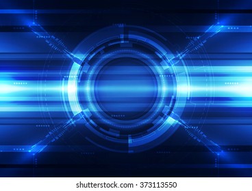 Abstract futuristic digital technology background. Illustration Vector