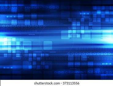 Abstract futuristic digital technology background. Illustration Vector