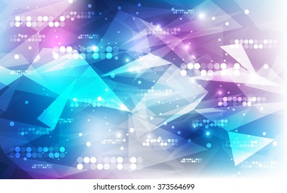 Abstract futuristic digital technology background. Illustration Vector