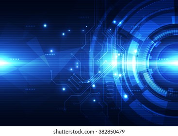 Abstract futuristic digital technology background. Illustration Vector