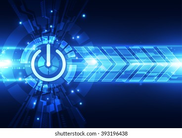 Abstract futuristic digital technology background. Illustration Vector