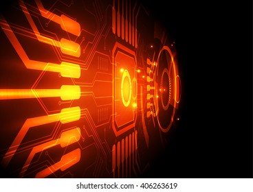 Abstract futuristic digital technology background. Illustration Vector