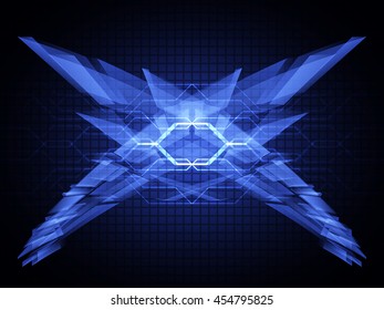 Abstract futuristic digital technology background. Abstract high tech background. Vector illustration
