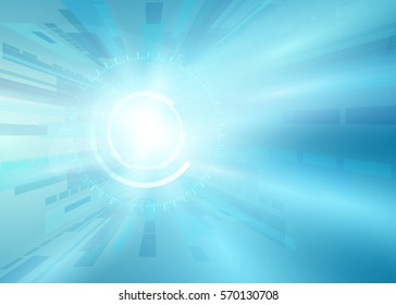 Abstract futuristic digital technology background. sci-fi Illustration Vector.