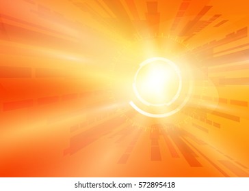 Abstract futuristic digital technology background. sci-fi Illustration Vector.