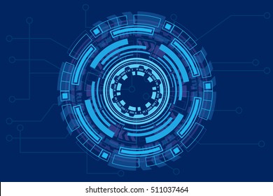 Abstract futuristic digital technology shiny background. 