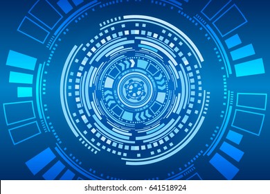 Abstract futuristic digital technology shiny background. 