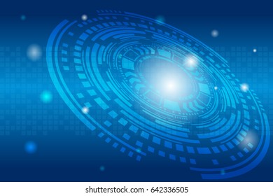 Abstract futuristic digital technology shiny background. 