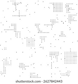 Abstract futuristic dotted background. Technological binary background. Abstract electronic circuit board. Digital geometric background. Techno dots vector abstraction