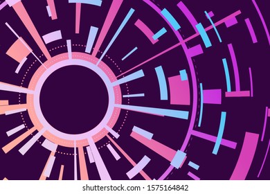 Abstract futuristic electronic circuit technology background. Brochure cover design, banner frame, text font, holidays banner, invitation card. EPS 10 vector illustration.