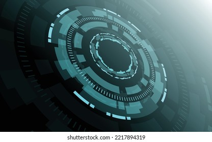 Abstrakte futuristische elektronische Schaltungstechnologie, Hintergrund Vektorgrafik