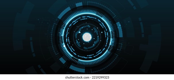 Resumen ilustración vectorial de fondo de tecnología de circuito electrónico futurista