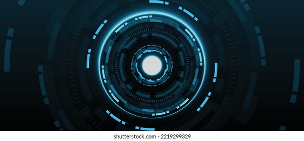 Resumen ilustración vectorial de fondo de tecnología de circuito electrónico futurista