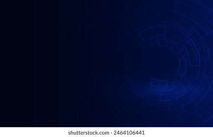 Abstract futuristic electronic circuit technology background. Hitech communication concept innovation background, vector design