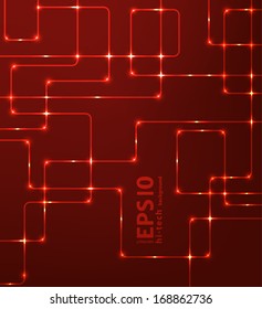 Abstract futuristic EPS10 vector modern hi-tech glowing background illustration