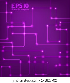 Abstract futuristic EPS10 vector modern hi-tech glowing background illustration