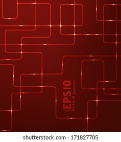 Abstract futuristic EPS10 vector modern hi-tech glowing background illustration