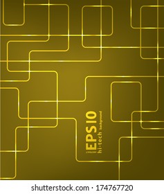Abstract futuristic EPS10 vector modern hi-tech glowing background illustration 
