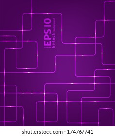 Abstract futuristic EPS10 vector modern hi-tech glowing background illustration 