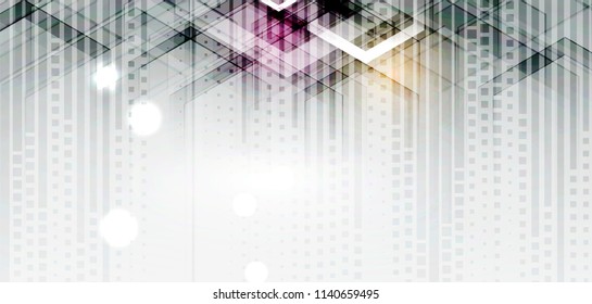abstract futuristic fade computer technology business background