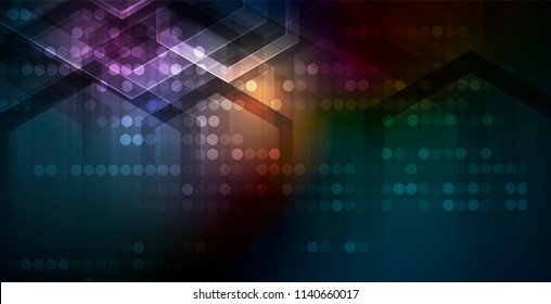 abstract futuristic fade computer technology business background