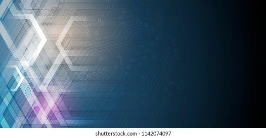 abstract futuristic fade computer technology business background