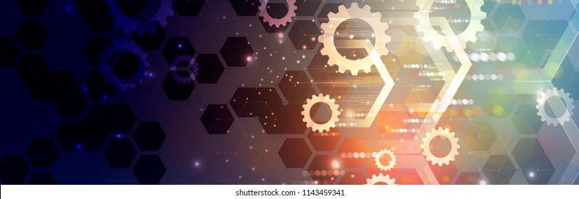 abstract futuristic fade computer technology business background