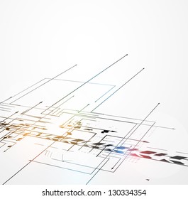 abstract futuristic fade computer technology business background