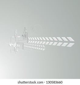 abstract futuristic fade computer technology business background
