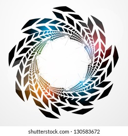 abstract futuristic fade computer technology business background