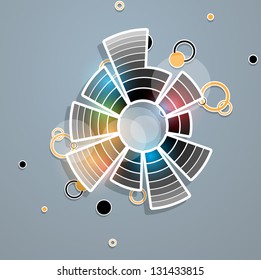 abstract futuristic fade computer technology business background