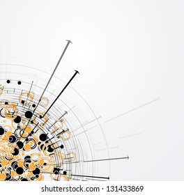 abstract futuristic fade computer technology business background