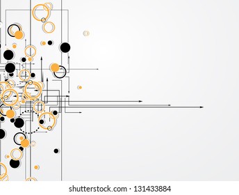 abstract futuristic fade computer technology business background
