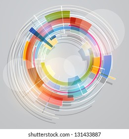 abstract futuristic fade computer technology business background